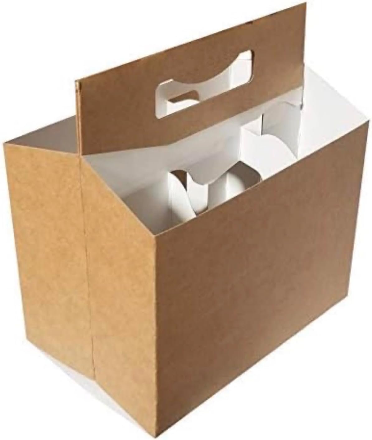 Grossiste 6pk Transporteur en Carton (Kraft, 50ct) | Fabricant de Solutions pour 6pk Bouteilles de 12oz | Logo Personnalisé, EXPÉDITION RAPIDE LE MÊME JOUR
