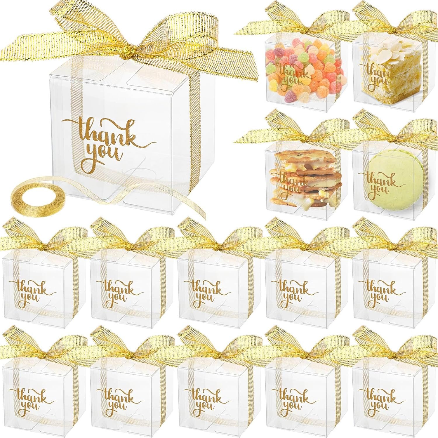 Grossiste Boîtes Transparentes 200 Pcs Boîtes à Cadeaux en Plastique avec Couvercle Ruban et Étiquettes Merci pour Bonbons Macarons Cupcakes (2 x 2 x 2 Pouces) Personnalisation de Logo Fournisseur Vente en Gros Grossiste Boîtes Transparentes 200 Pcs Boîtes à Cadeaux en Plastique avec Couvercle Ruban et Étiquettes Merci pour Bonbons Macarons Cupcakes (2 x 2 x 2 Pouces) Personnalisation de Logo Fournisseur Vente en Gros