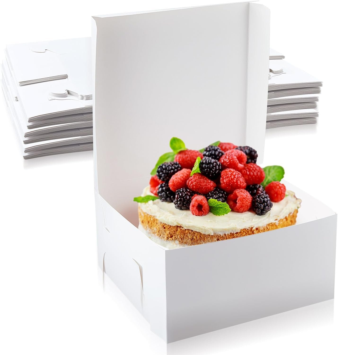 Grossiste Boîtes à Gâteau en Carton 50 Paquet de 12 x 12 x 5 Pouces pour Pâtisserie avec Logo Personnalisé en Vente en Gros Grossiste Boîtes à Gâteau en Carton 50 Paquet de 12 x 12 x 5 Pouces pour Pâtisserie avec Logo Personnalisé en Vente en Gros