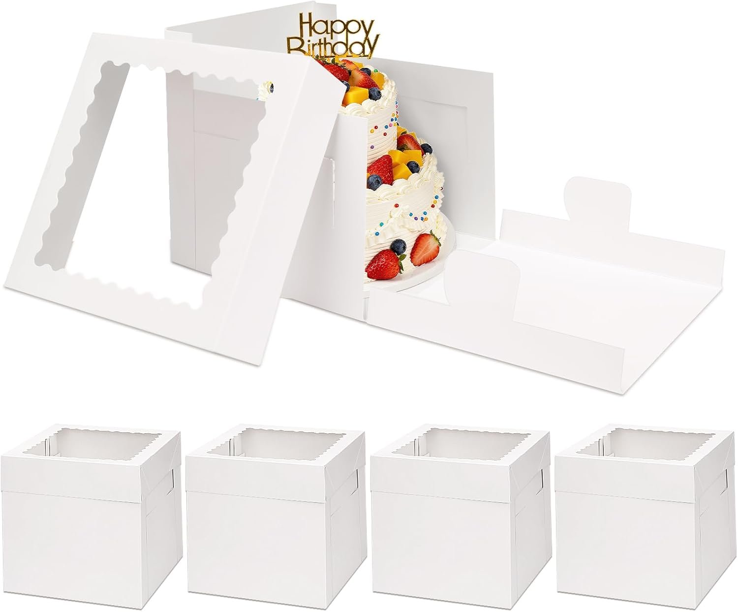 Grossiste Boîtes à Gâteaux 5 pièces 8 pouces, Conteneurs de Boulangerie avec Grande Fenêtre, Transporteur de Gâteau Blanc 8 pouces, Boîtes Jetables pour Halloween Anniversaire, Cupcake Cookie Tarte Pâtisserie (8x8x8 pouces) - Fabricant de Logo Personnalisé, Vente en Gros. Grossiste Boîtes à Gâteaux 5 pièces 8 pouces, Conteneurs de Boulangerie avec Grande Fenêtre, Transporteur de Gâteau Blanc 8 pouces, Boîtes Jetables pour Halloween Anniversaire, Cupcake Cookie Tarte Pâtisserie (8x8x8 pouces) - Fabricant de Logo Personnalisé, Vente en Gros.