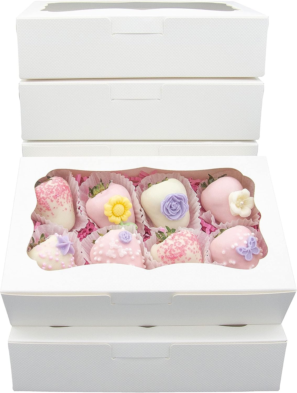 Grossiste Boîtes à pâtisserie blanches 8x5x2 pouces avec fenêtre, Logo Personnalisé pour biscuits, macarons, donuts, muffins, chocolats, cupcakes, et cadeaux en vrac. Fabricant de solutions d'emballage et de friandises. Grossiste Boîtes à pâtisserie blanches 8x5x2 pouces avec fenêtre, Logo Personnalisé pour biscuits, macarons, donuts, muffins, chocolats, cupcakes, et cadeaux en vrac. Fabricant de solutions d'emballage et de friandises.