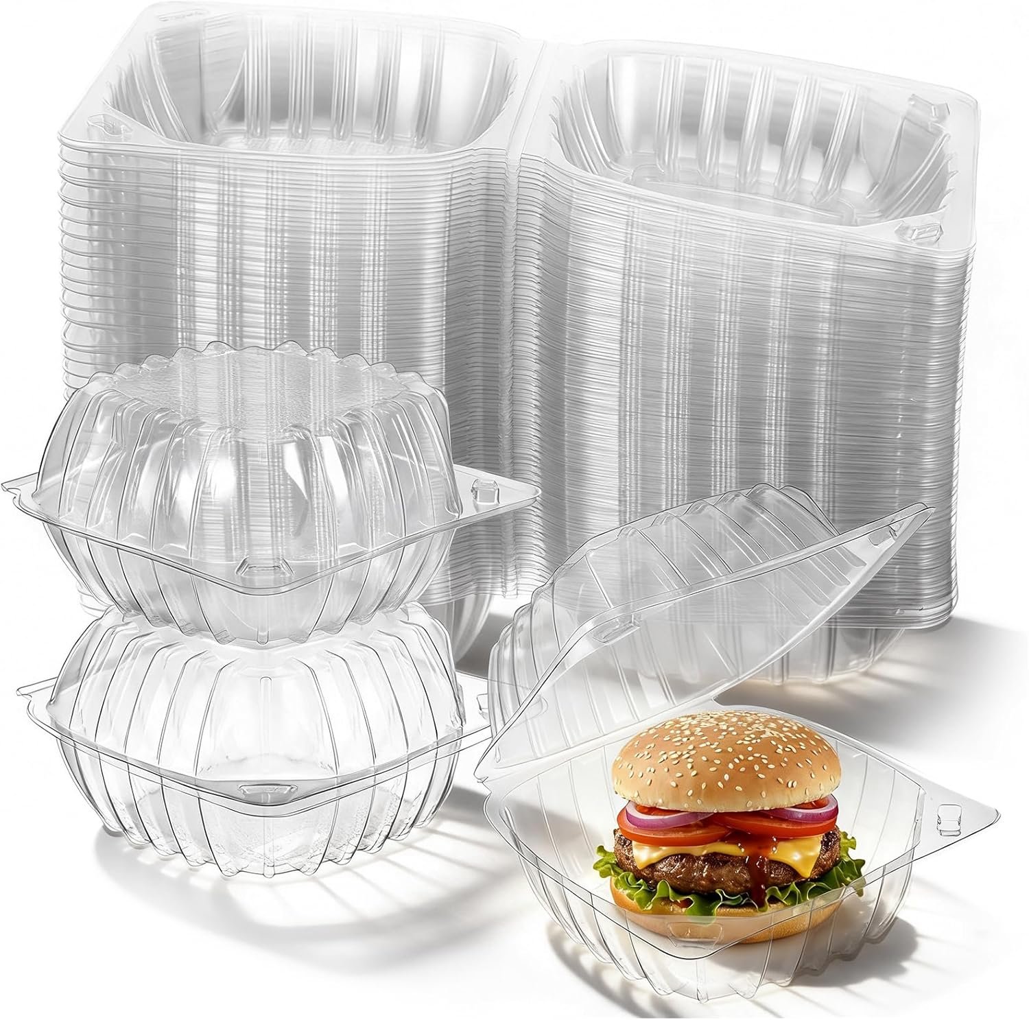 Grossiste Conteneurs Alimentaires à Emporter 100 Pack de Boîtes Clamshell Carrées avec Couvercles Clairs 6 x 6 Pouces Fournisseur d'Accessoires de Pâtisserie pour Salades et Desserts OEM Grossiste Conteneurs Alimentaires à Emporter 100 Pack de Boîtes Clamshell Carrées avec Couvercles Clairs 6 x 6 Pouces Fournisseur d'Accessoires de Pâtisserie pour Salades et Desserts OEM