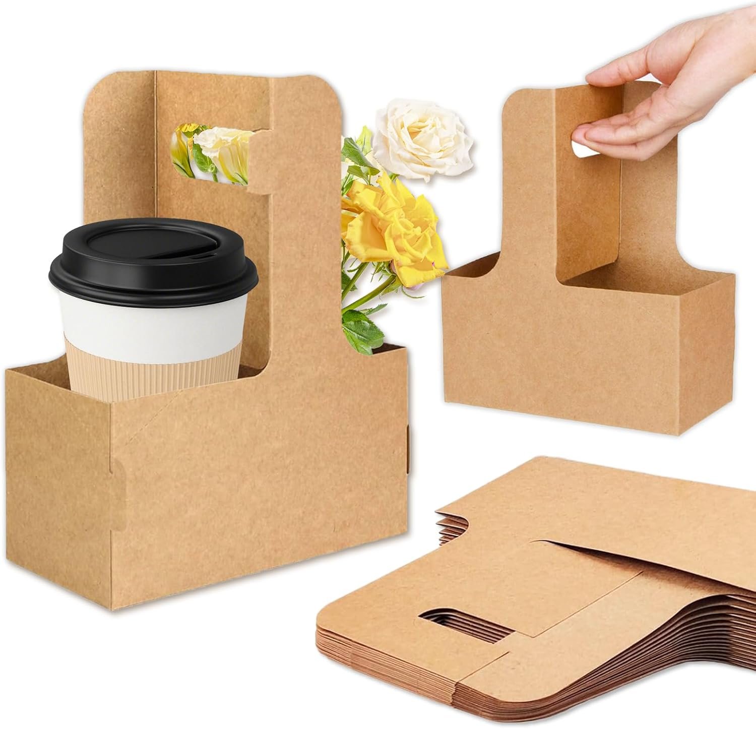 Grossiste Porte-gobelet de 2 Tasses avec Poignée, 20Pcs Support de Tasse en Carton Jetable, Personnalisation de Logo pour Boissons Chaudes et Froides, Fournisseur de Porte-gobelets à Emporter en Vrac (20PCs) Grossiste Porte-gobelet de 2 Tasses avec Poignée, 20Pcs Support de Tasse en Carton Jetable, Personnalisation de Logo pour Boissons Chaudes et Froides, Fournisseur de Porte-gobelets à Emporter en Vrac (20PCs)