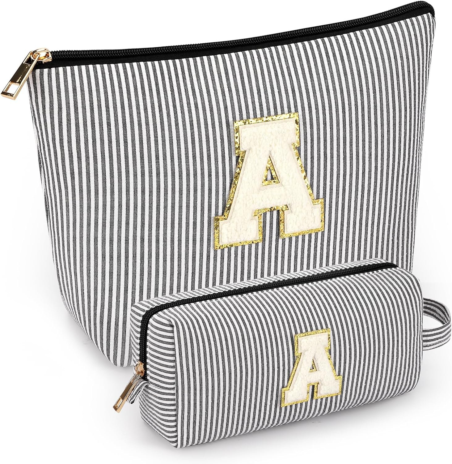 Grossiste Trousse de Maquillage Initiale pour Femmes en 2 PCS - Sac Cosmétique de Voyage pour Toiletries - Logo Personnalisé Cadeaux Anniversaire pour Filles de 11 à 18 ans - Cadeau de Fin d'Études pour Enseignants - Accessoires Tendance pour Adolescentes Grossiste Trousse de Maquillage Initiale pour Femmes en 2 PCS - Sac Cosmétique de Voyage pour Toiletries - Logo Personnalisé Cadeaux Anniversaire pour Filles de 11 à 18 ans - Cadeau de Fin d'Études pour Enseignants - Accessoires Tendance pour Adolescentes