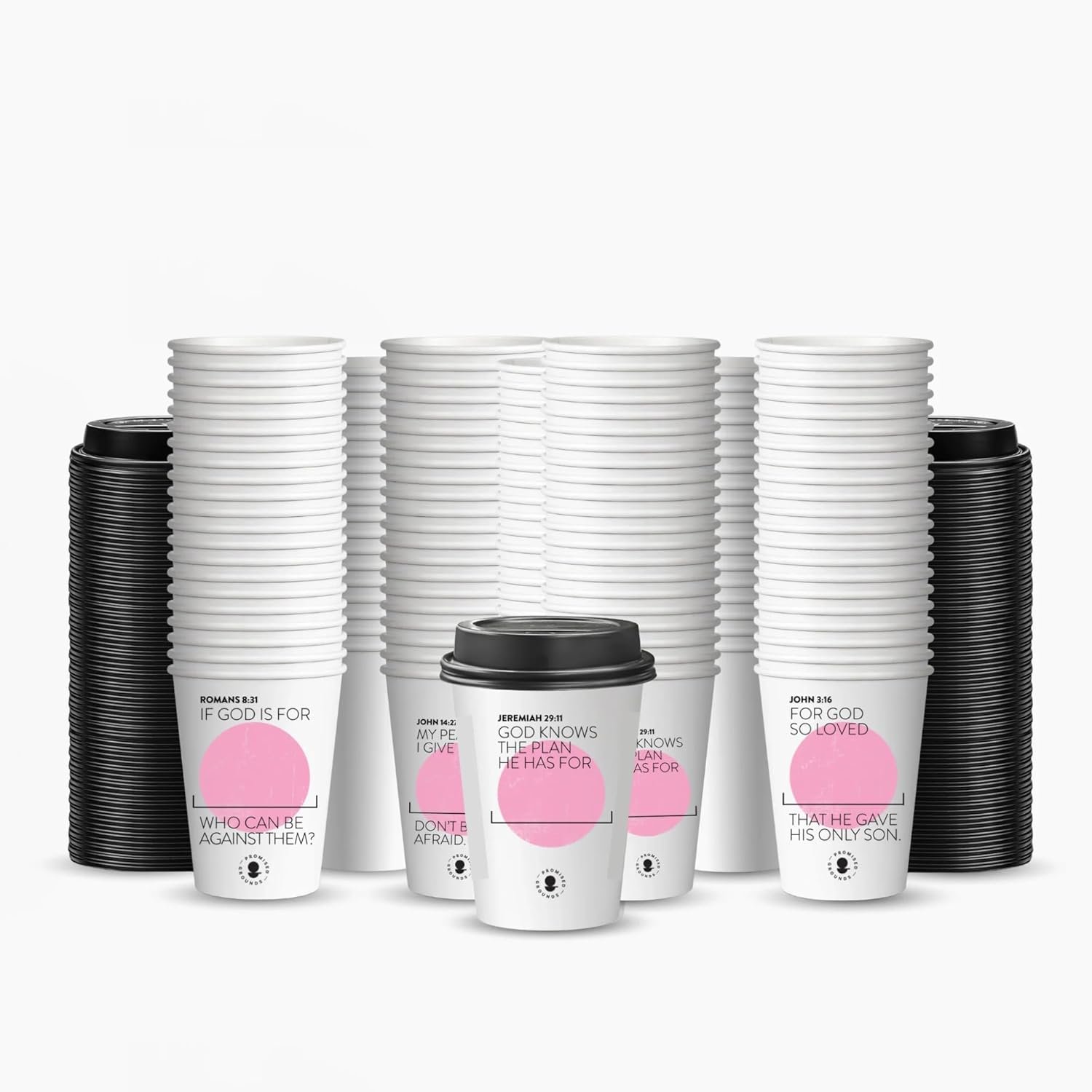 Grossiste de gobelets à café personnalisés 200-Pack – Cups en papier jetables 12 oz à parois doubles isolées avec versets bibliques et espace nom personnalisé – Fabricant de tasses axées sur la foi pour églises, ministères et événements OEM Grossiste de gobelets à café personnalisés 200-Pack – Cups en papier jetables 12 oz à parois doubles isolées avec versets bibliques et espace nom personnalisé – Fabricant de tasses axées sur la foi pour églises, ministères et événements OEM