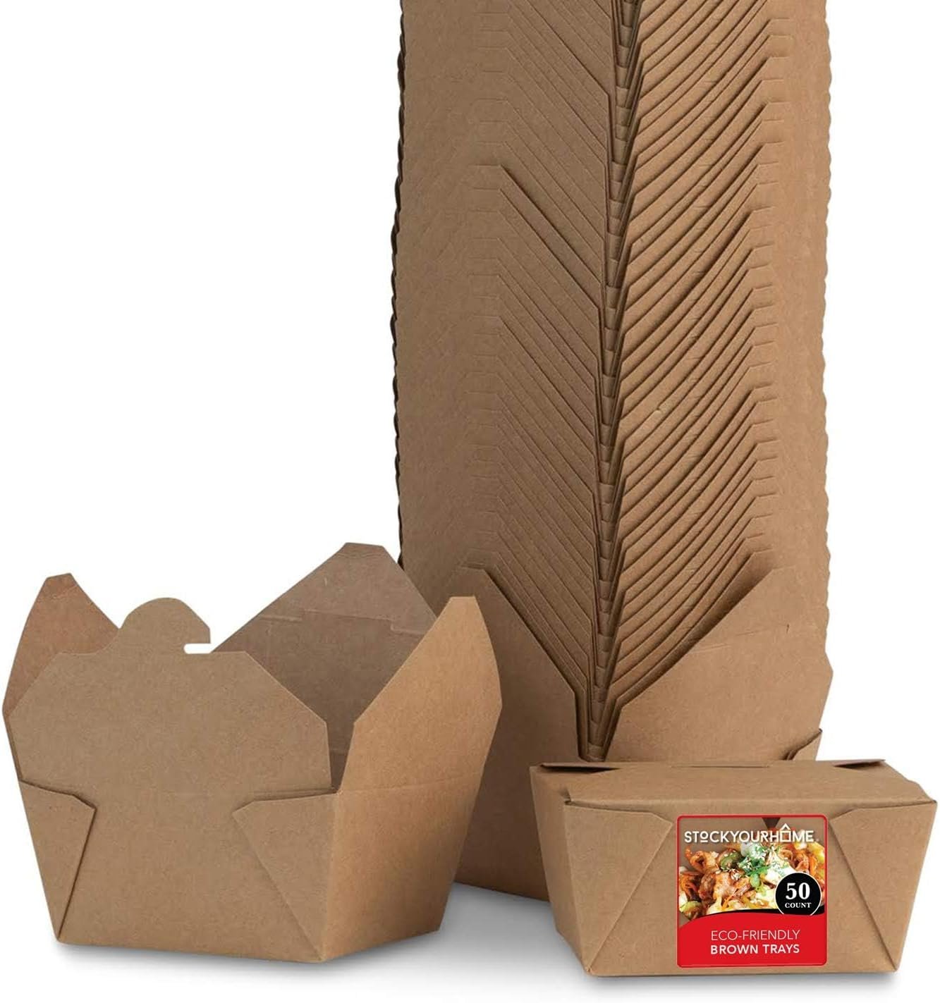 Grossiste en contenants alimentaires à emporter kraft marron, 30 oz (50 pièces), résistants aux fuites et à la graisse pour restaurants, OEM et vente en gros.