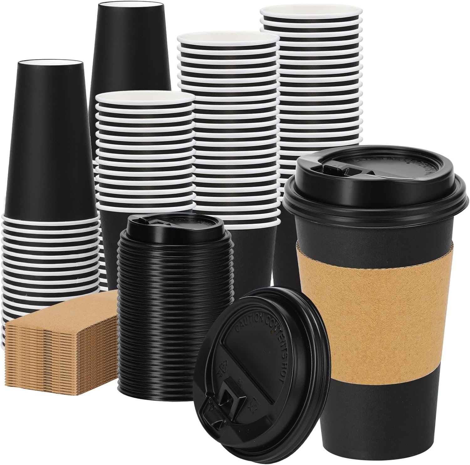 Grossiste gobelets à café jetables 16 oz 100 pièces avec couvercles et manchons, Fabricant de gobelets noirs étanches pour boissons chaudes et froides, Vente en gros de gobelets à emporter pour la maison, le bureau, les fêtes et les voyages. Grossiste gobelets à café jetables 16 oz 100 pièces avec couvercles et manchons, Fabricant de gobelets noirs étanches pour boissons chaudes et froides, Vente en gros de gobelets à emporter pour la maison, le bureau, les fêtes et les voyages.