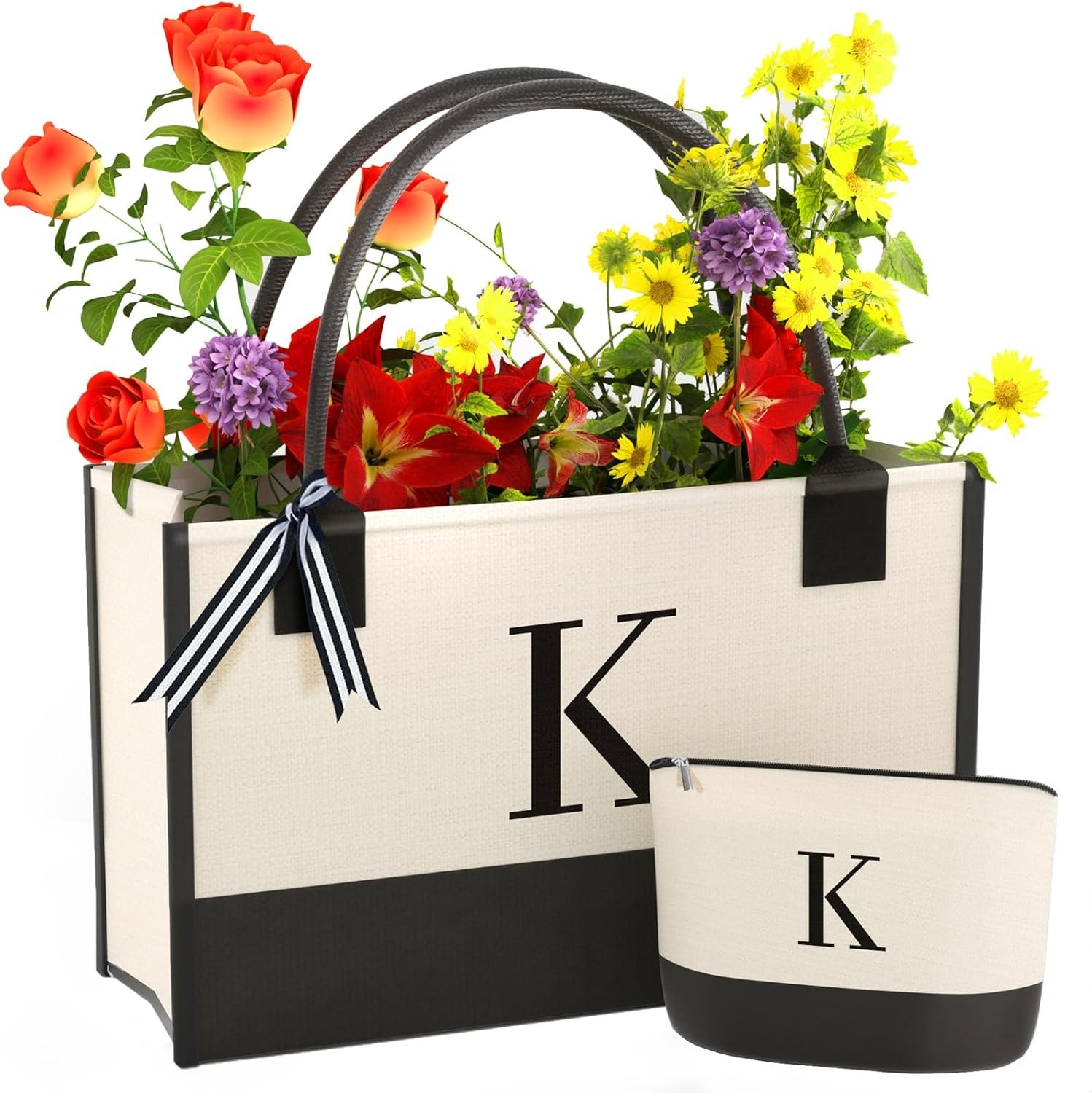 Sac Tote en Toile Monogrammé avec Poches Zippées - Grossiste pour un Cadeau Idéal pour Maman, Enseignant, Sœur - Marque Blanche et Fabricant de Qualité Sac Tote en Toile Monogrammé avec Poches Zippées - Grossiste pour un Cadeau Idéal pour Maman, Enseignant, Sœur - Marque Blanche et Fabricant de Qualité