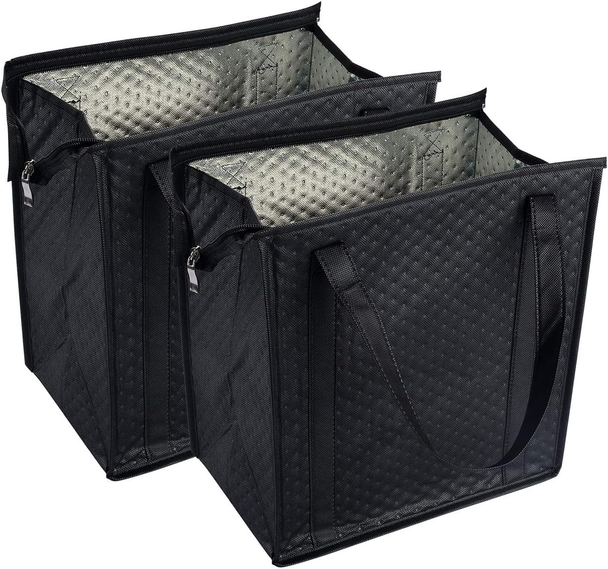 Sacs de courses isolés 2PCS, Vente en Gros par Fabricant, Sac isotherme pour courses.