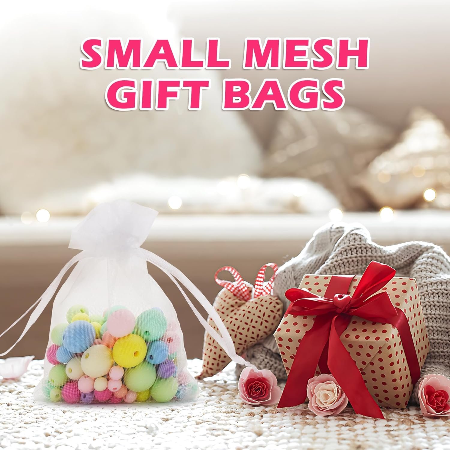 Fournisseur sacs en organza blancs 3x4 50 pièces OEM petits cadeaux à cordon pour bijoux bonbons mariage baby shower grossiste Fournisseur sacs en organza blancs 3x4 50 pièces OEM petits cadeaux à cordon pour bijoux bonbons mariage baby shower grossiste