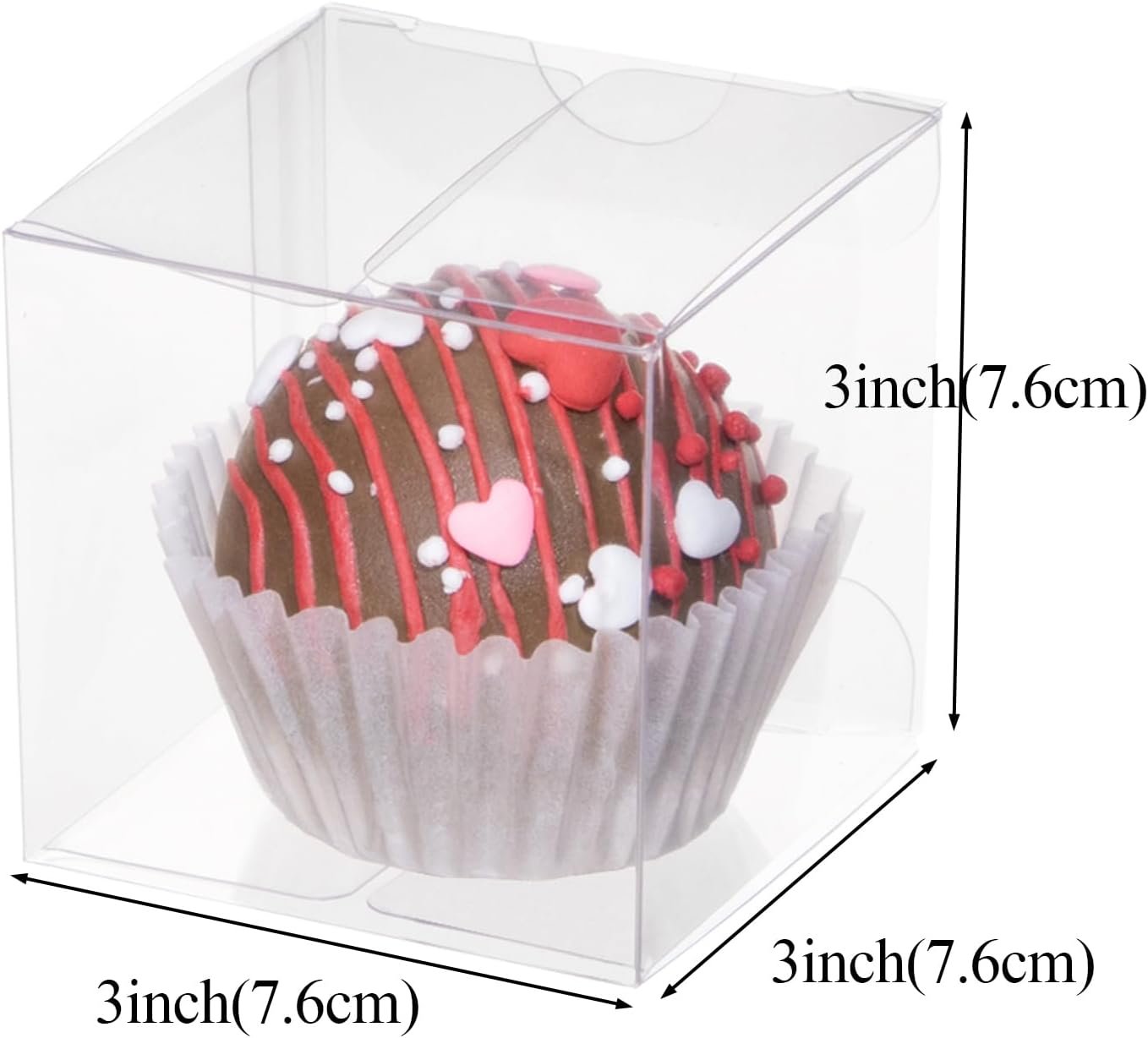 Grossiste Pack de 100 Boîtes Transparentes 3x3x3 Pouces Fabricant pour Bombes Chocolat Chaud / Petits Cadeaux / Pâtisserie / Fraises / Cupcakes / Charcuterie / Faveurs Noël Marque Blanche Grossiste Pack de 100 Boîtes Transparentes 3x3x3 Pouces Fabricant pour Bombes Chocolat Chaud / Petits Cadeaux / Pâtisserie / Fraises / Cupcakes / Charcuterie / Faveurs Noël Marque Blanche