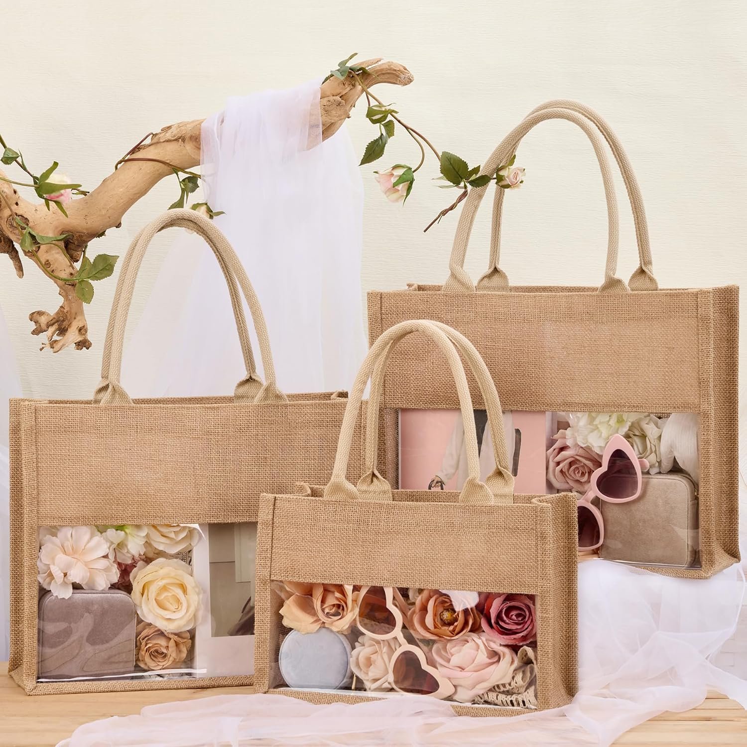 Fournisseur Grossiste de Sacs Cabas en Jute à Logo Personnalisé pour Femmes