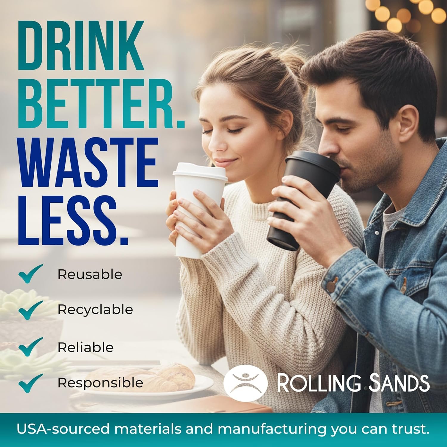 Grossiste Fabricant Gobelets à Café Réutilisables 16 oz avec Couvercles OEM Pack de 2 Noir Chaud Froid Lave-Vaisselle Micro-Ondes Grossiste Fabricant Gobelets à Café Réutilisables 16 oz avec Couvercles OEM Pack de 2 Noir Chaud Froid Lave-Vaisselle Micro-Ondes