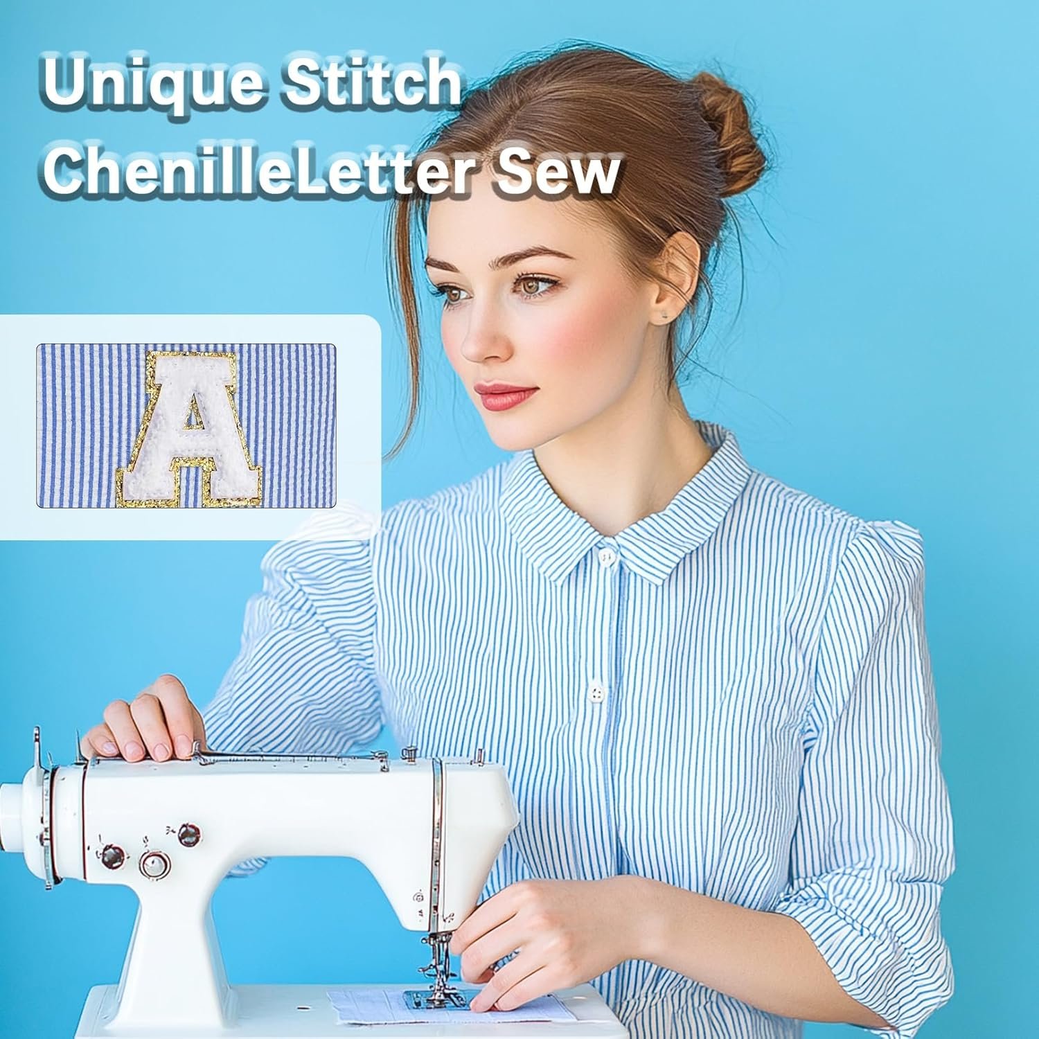 Grossiste Sac à Maquillage Monogrammé Personnalisé 3PCS Logo Personnalisé pour Filles et Femmes 6-18 Ans Sacs Cosmétiques Cadeaux Anniversaire Diplôme Fournisseur (R, Bleu)