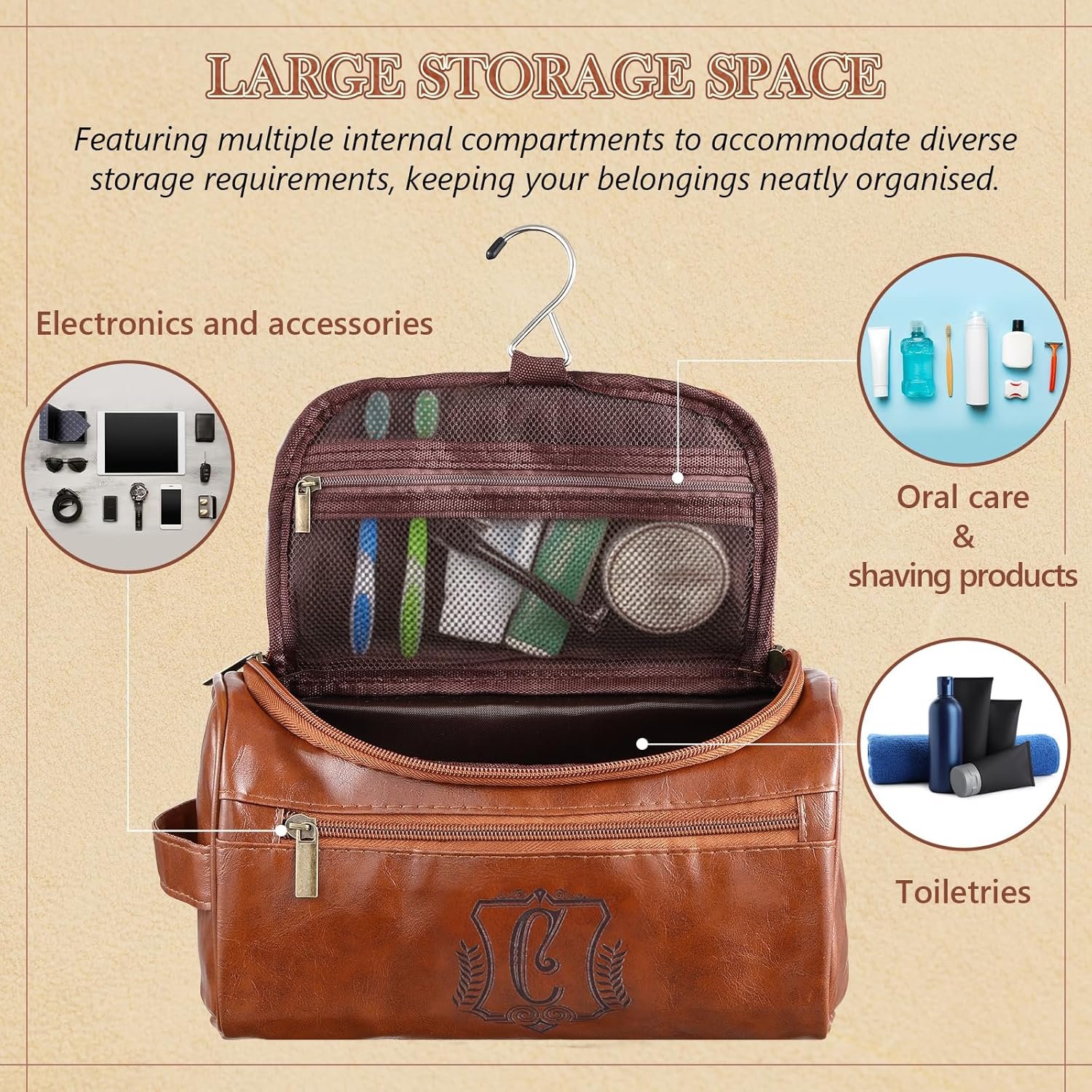 Grossiste Trousse de Toilette en Cuir Personnalisée pour Hommes Fournisseur Pochette Voyage Monogrammée Initiales Crochet Kit Salle de Bain Poignée Latérale Cadeau Anniversaire Papa Mari OEM Grossiste Trousse de Toilette en Cuir Personnalisée pour Hommes Fournisseur Pochette Voyage Monogrammée Initiales Crochet Kit Salle de Bain Poignée Latérale Cadeau Anniversaire Papa Mari OEM